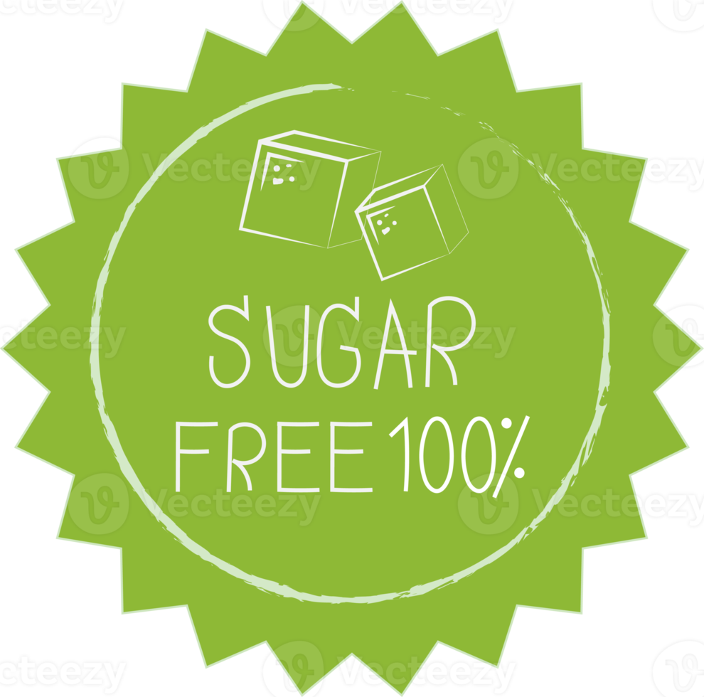 azúcar gratis etiqueta colocar. png