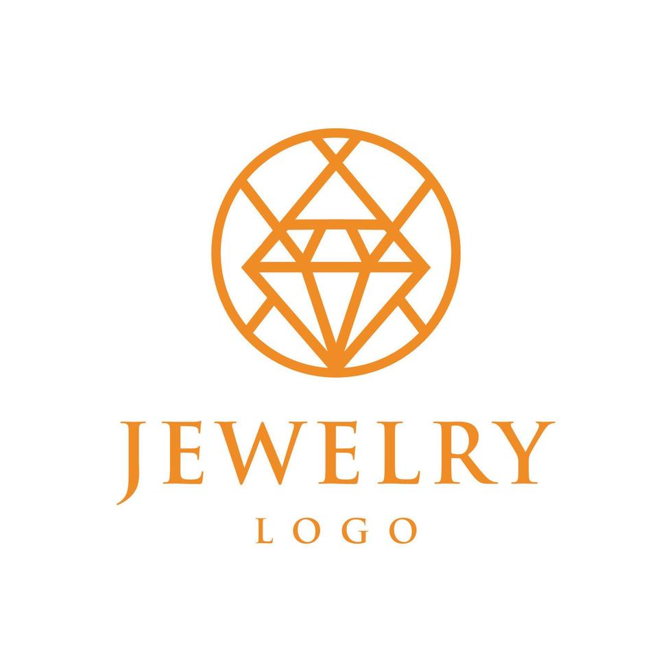 Jewelry Logo Design Vector Template