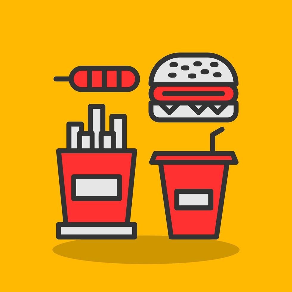 Fastfood Vector Icon Design