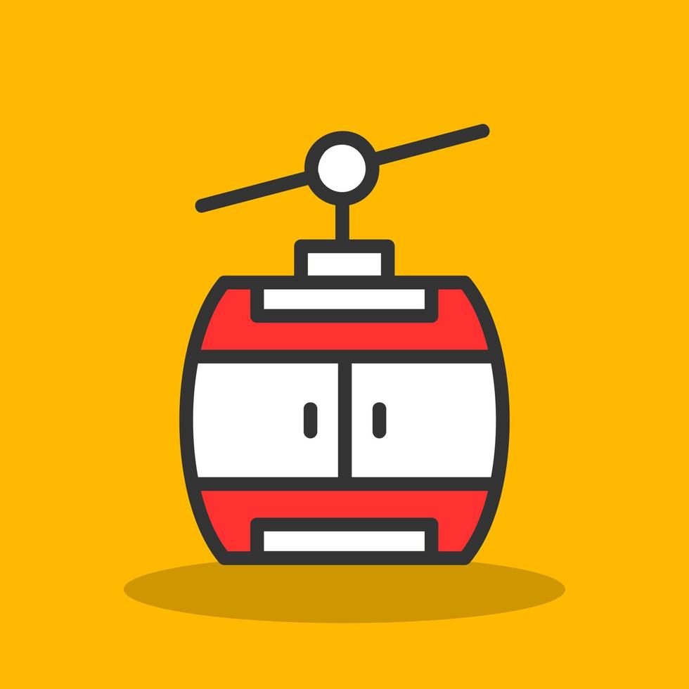 Gondola Vector Icon Design