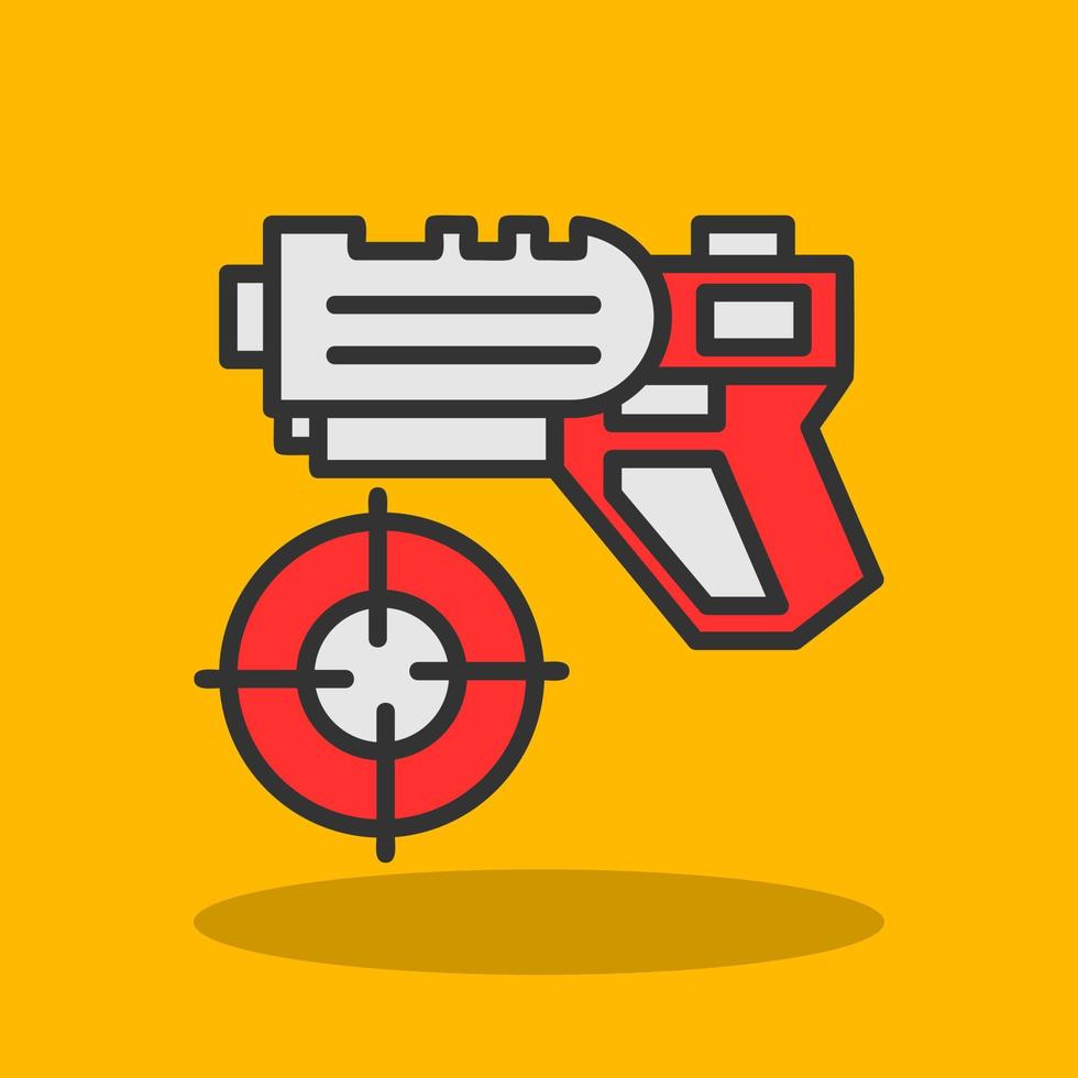 Shooting Game Vector Icon Design