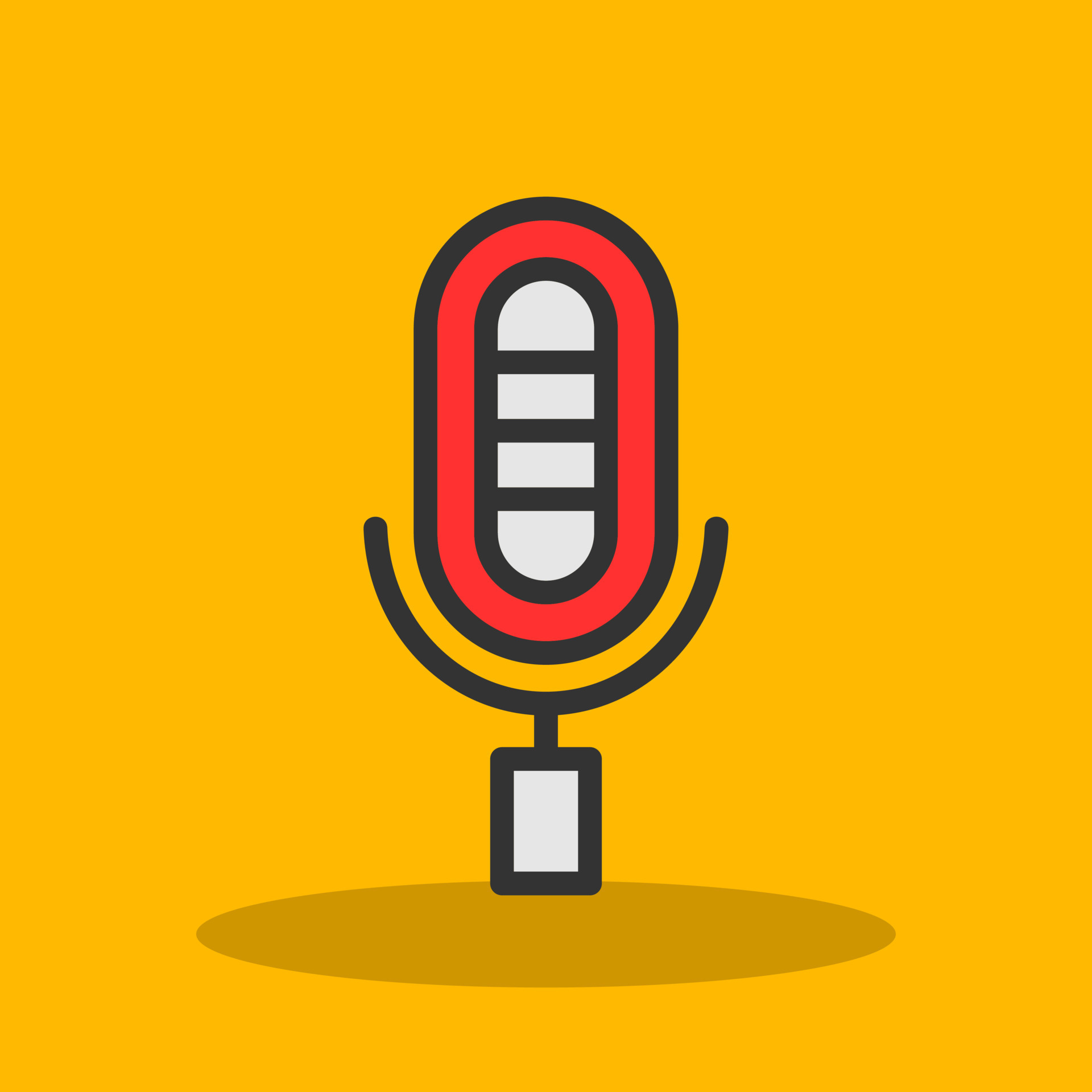 Voice Recorder Vector Icon Design 21008700 Vector Art at Vecteezy