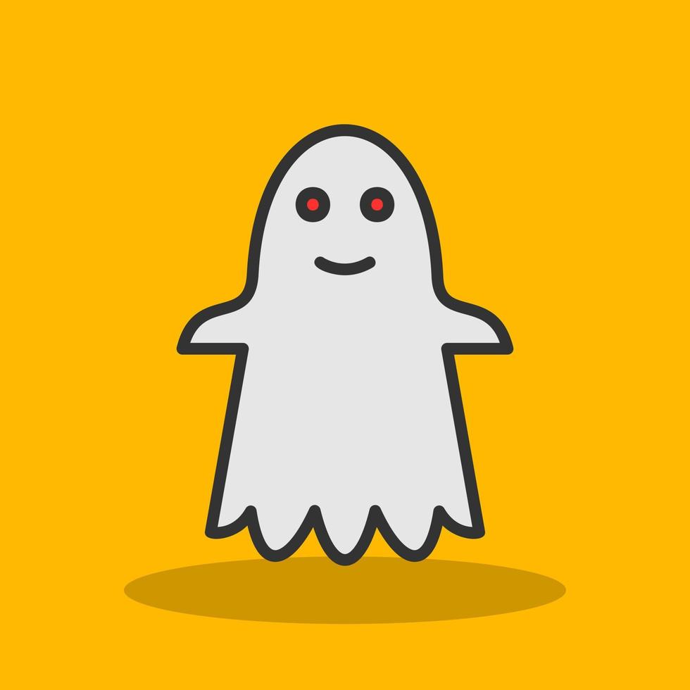 diseño de icono de vector fantasma