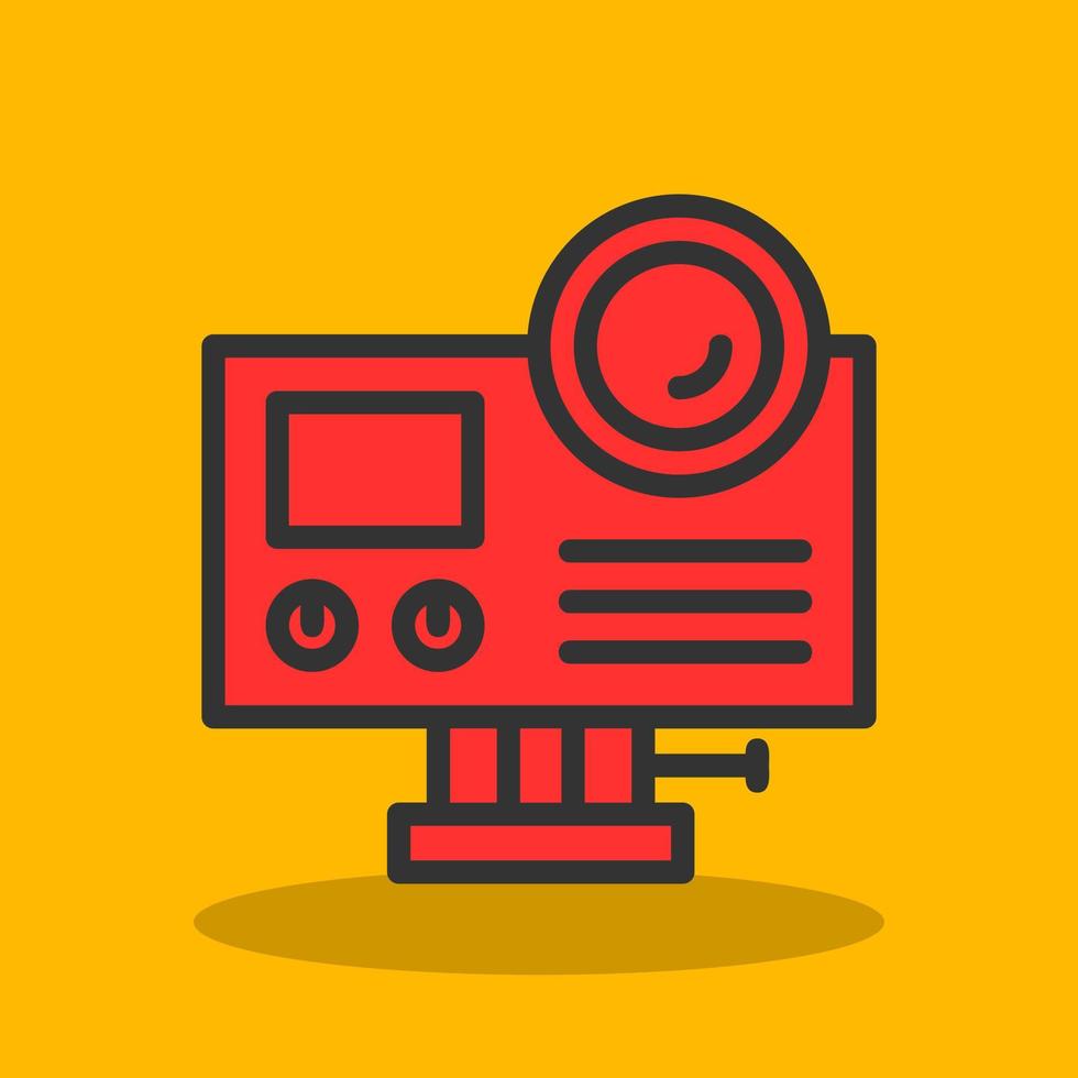 Action Camera Vector Icon Design