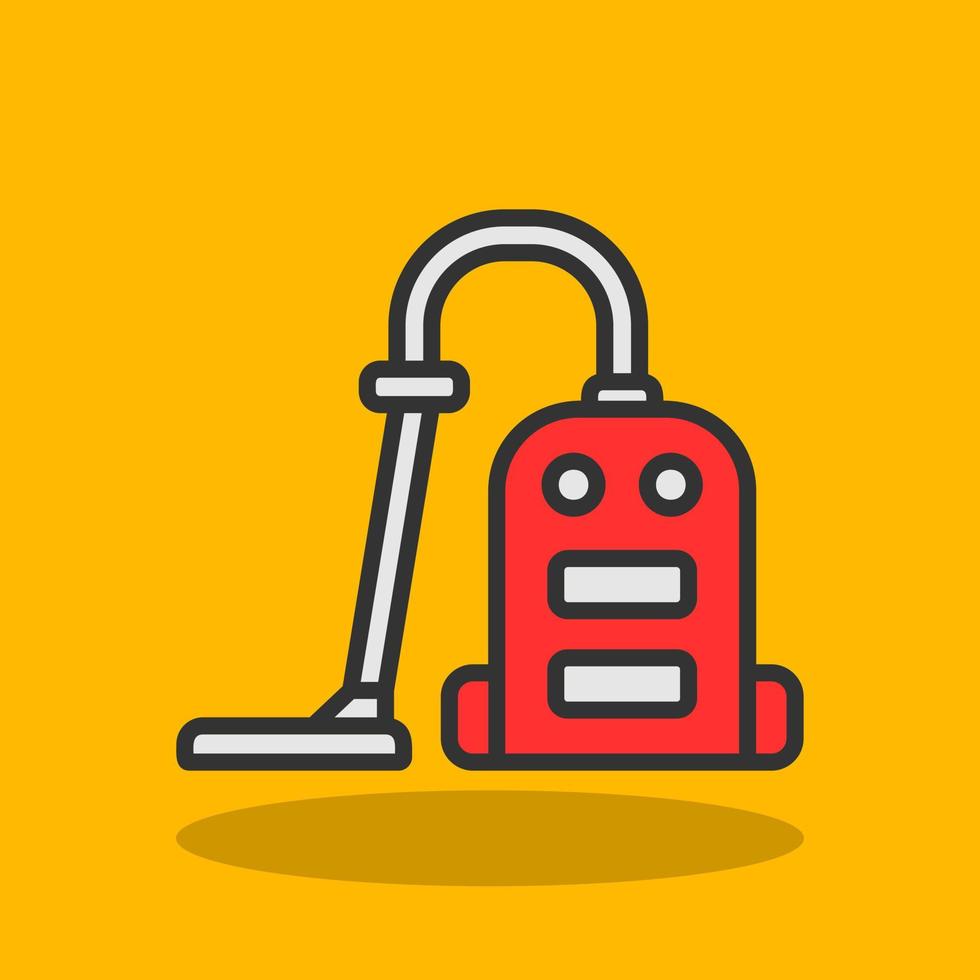 Vacuum Cleaner Vector Icon Design