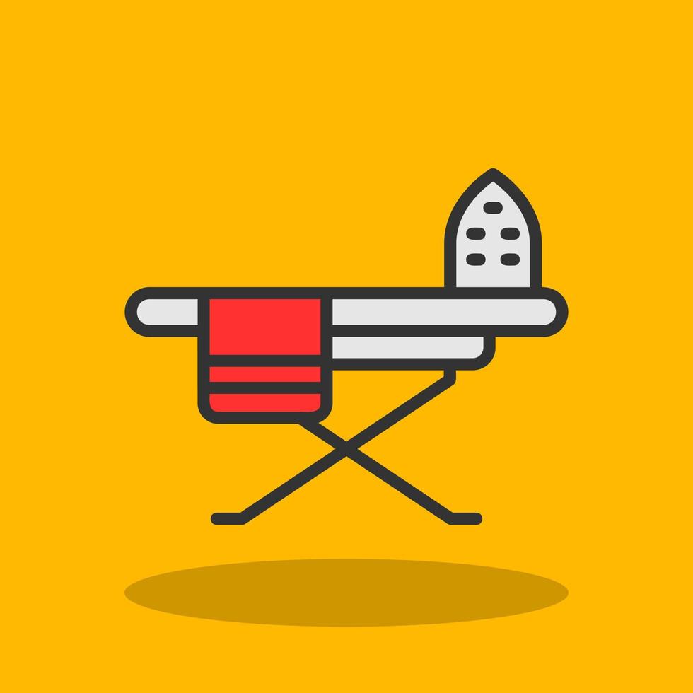 Ironing Board Vector Icon Design