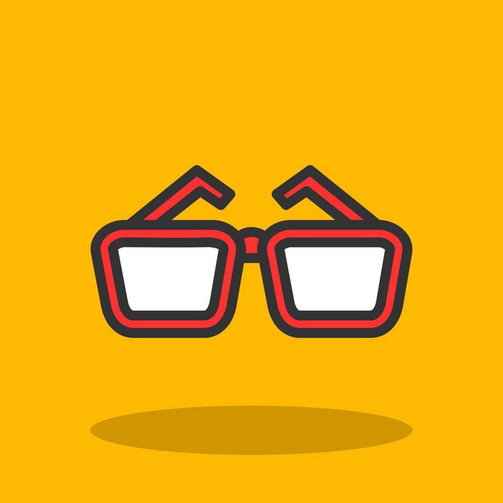 Glasses Vector Icon Design