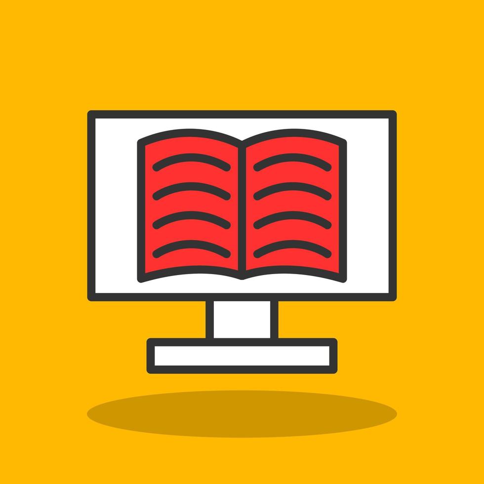 Online Education Vector Icon Design