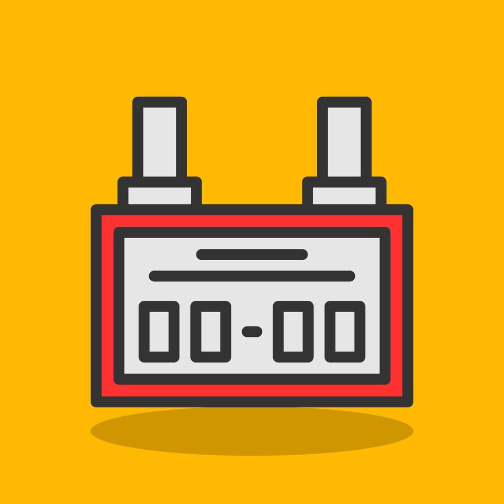 Scoreboard Vector Icon Design