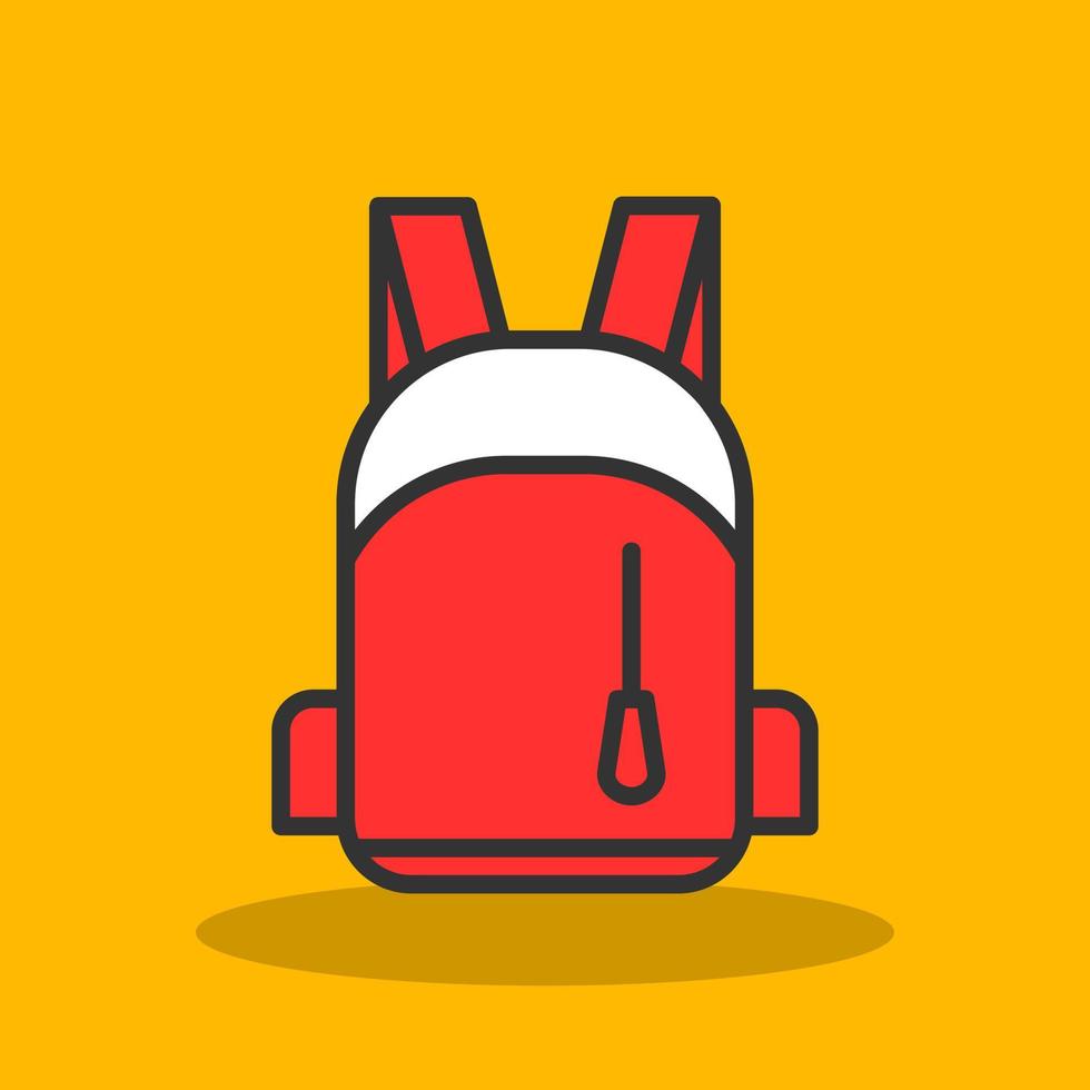 School Bag Vector Icon Design