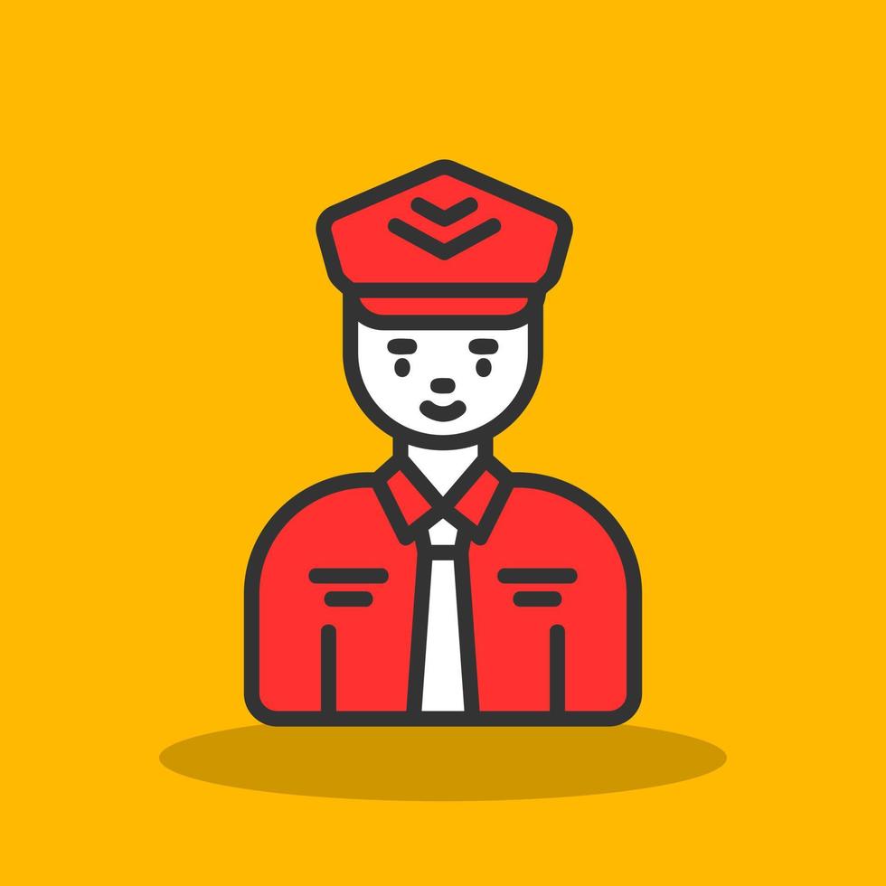 Pilot Vector Icon Design
