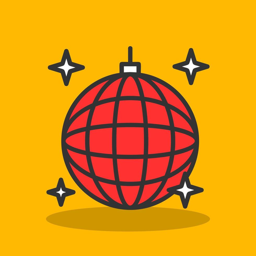 Disco Ball Vector Icon Design
