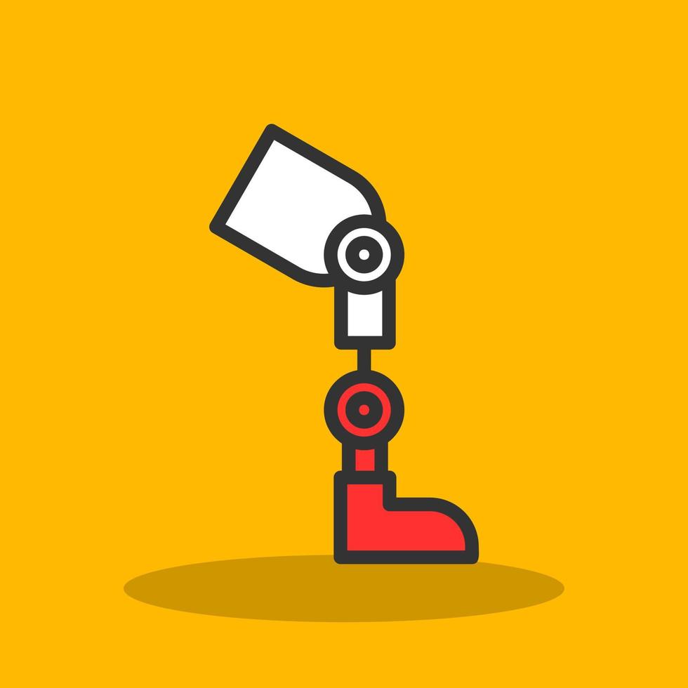 Prothesis Vector Icon Design