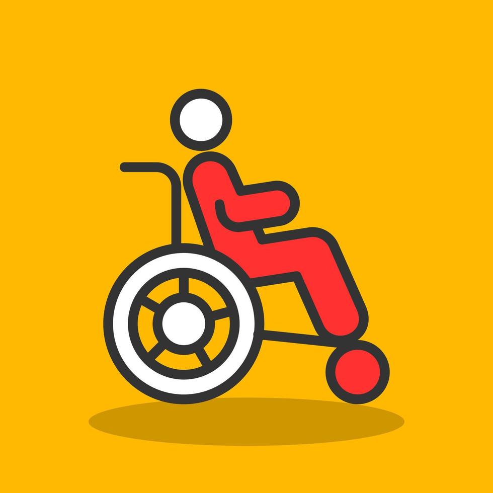 Disability Vector Icon Design