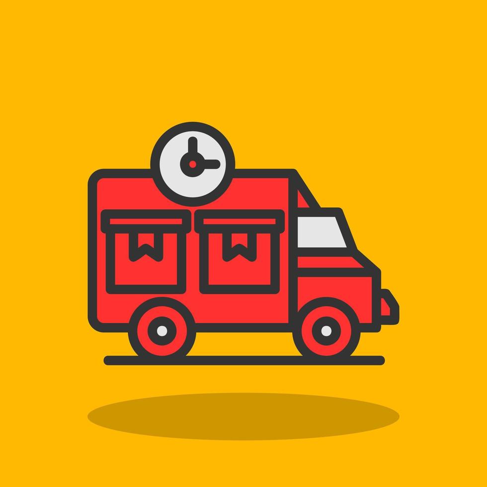 Delivery Time Vector Icon Design