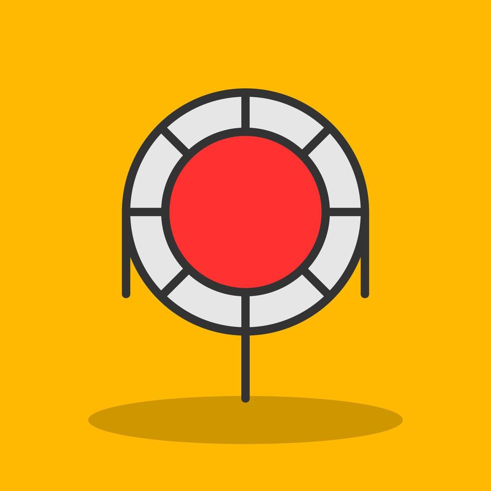 Trampoline Vector Icon Design