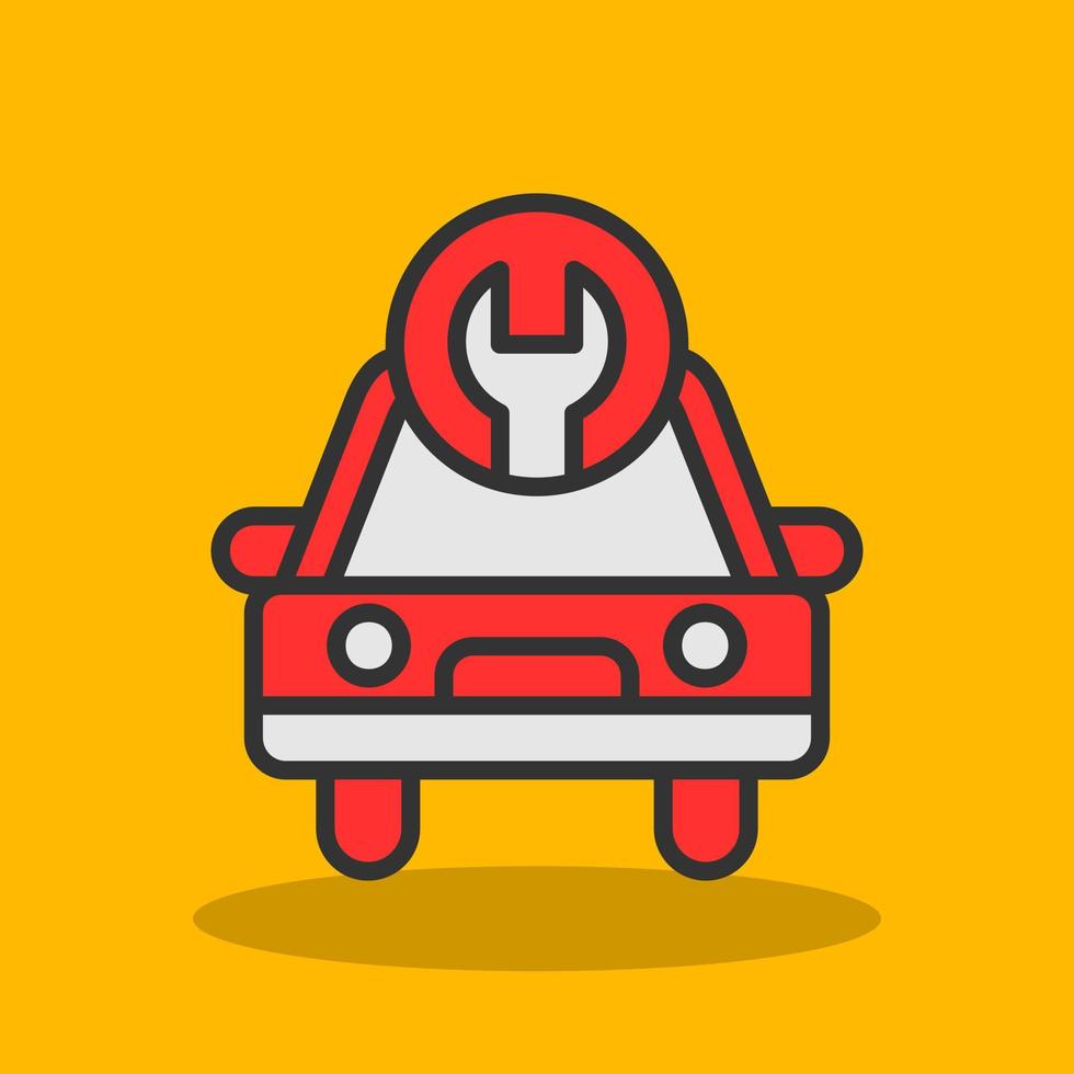 Car Service Vector Icon Design