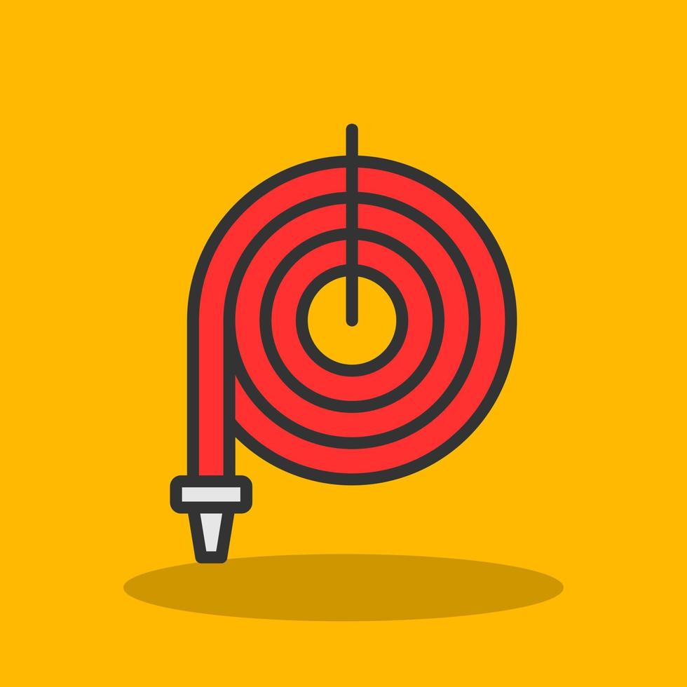 Water Hose Vector Icon Design