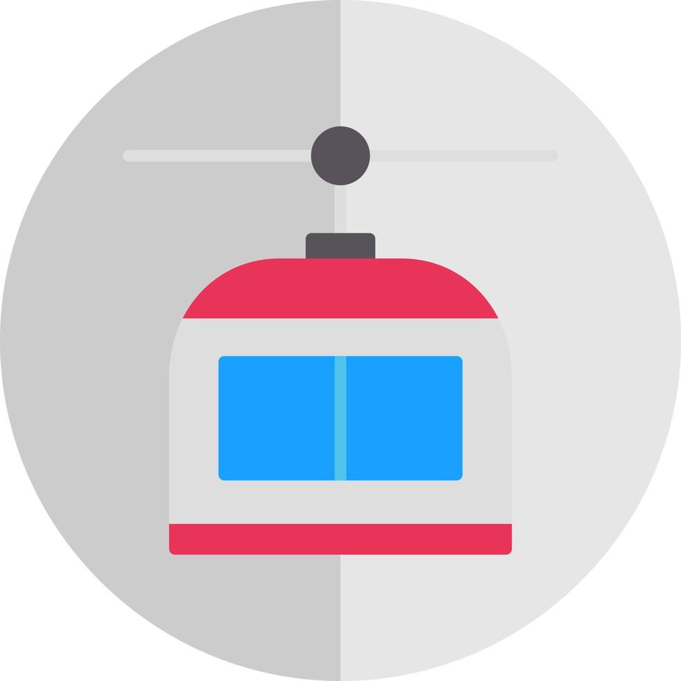 Chairlift Vector Icon Design