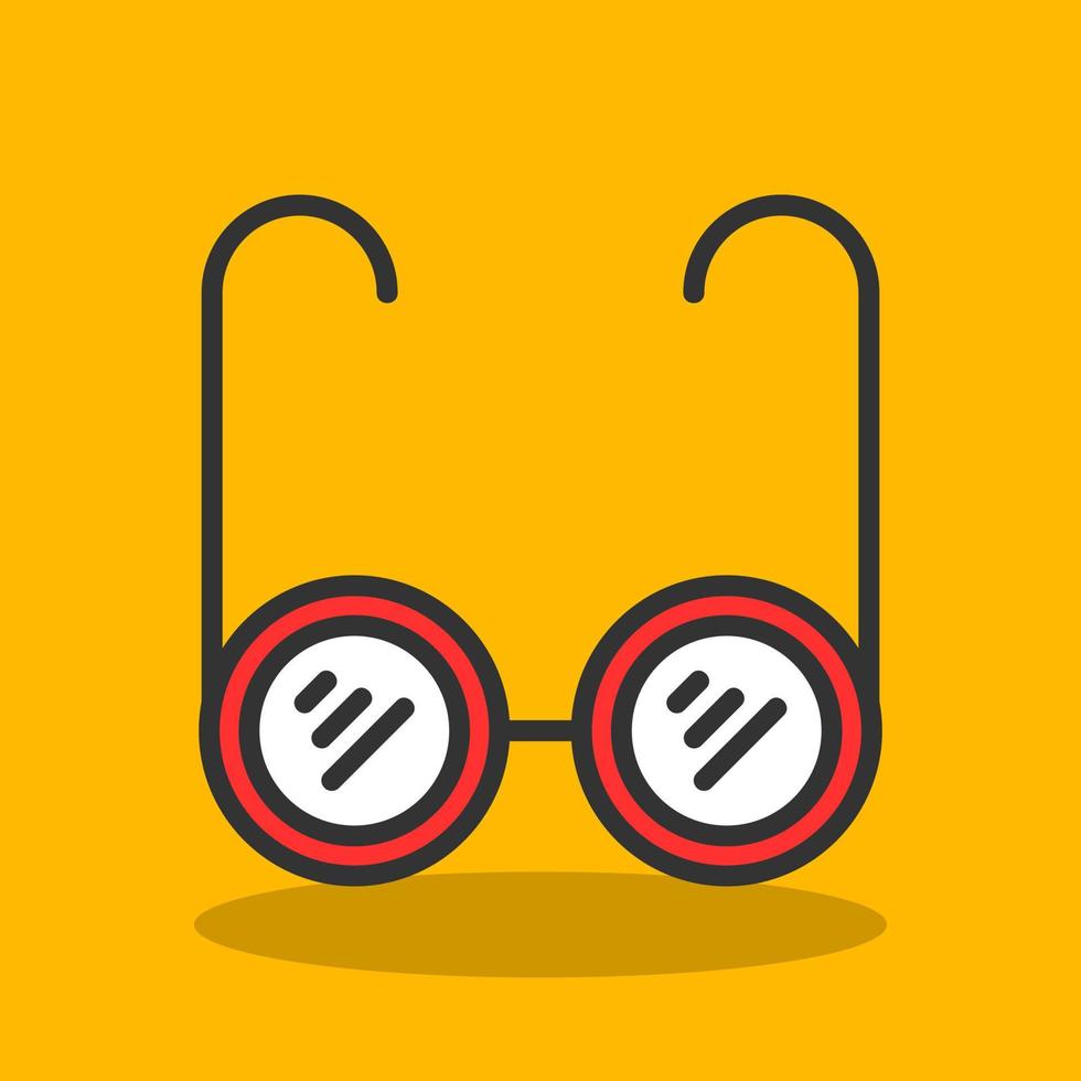 Eye Glasses Vector Icon Design