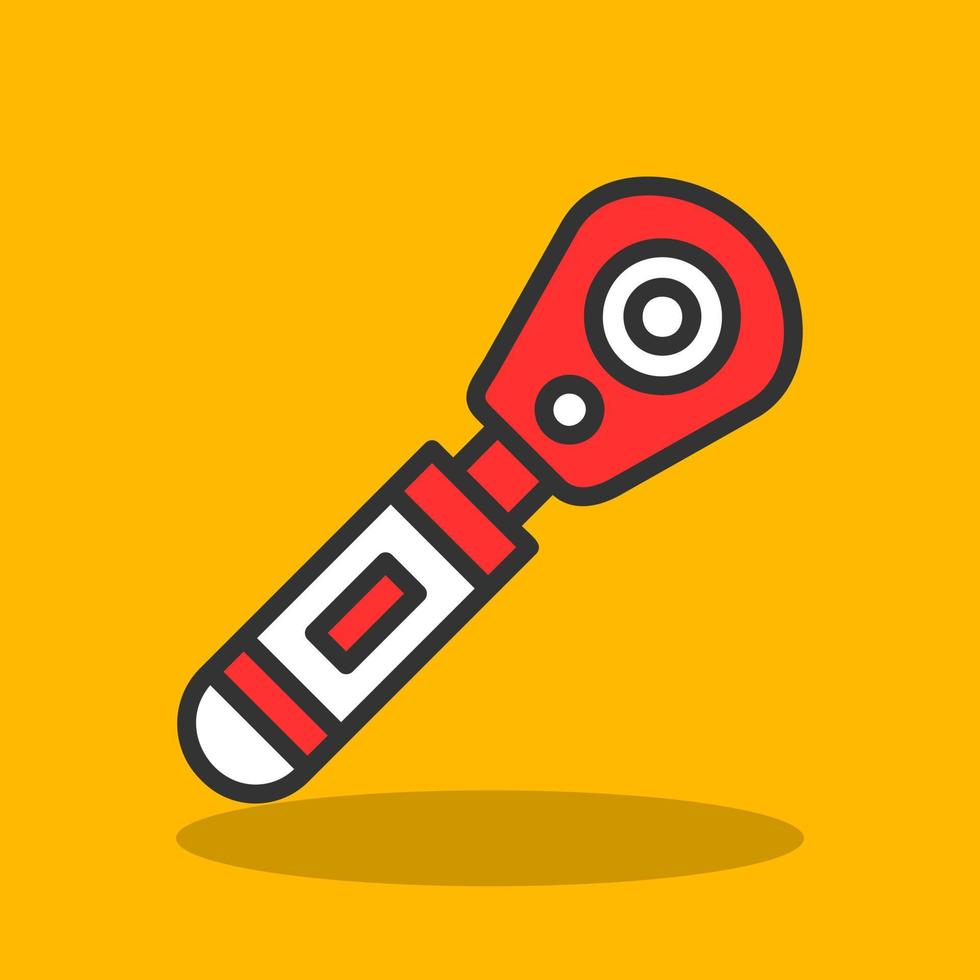 Ophtalmoscope Vector Icon Design