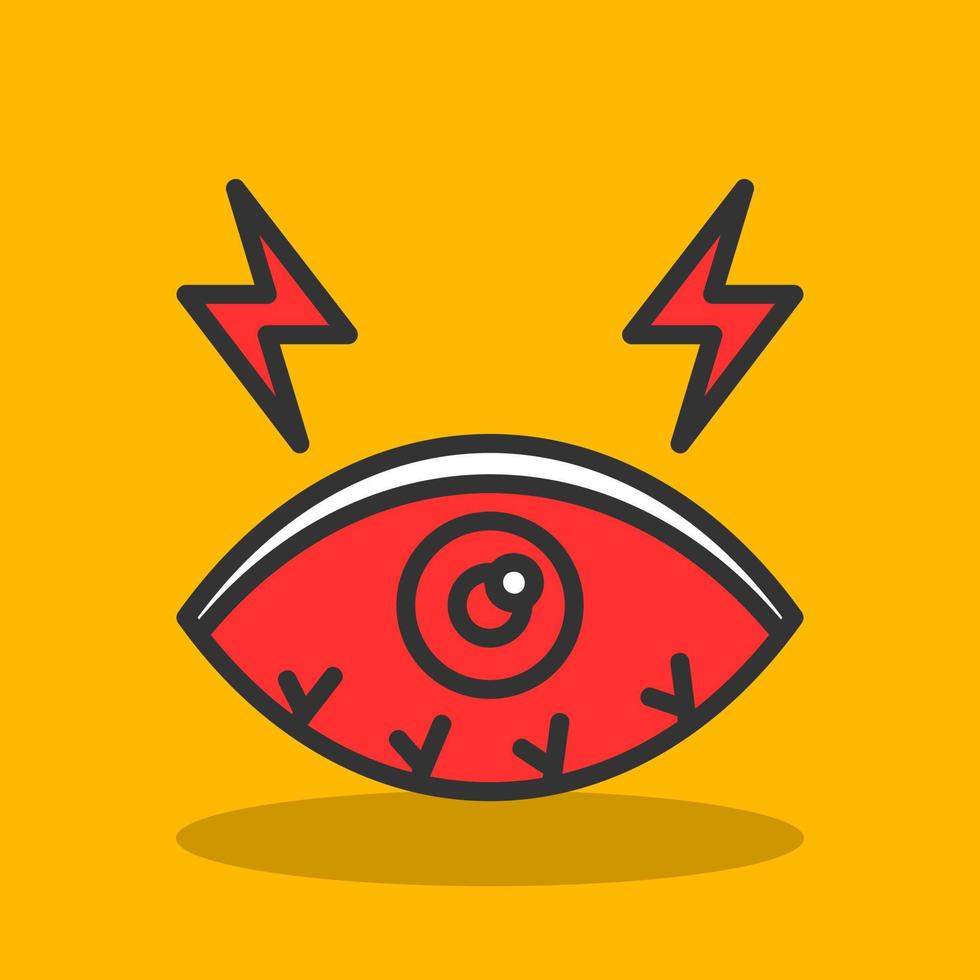 Dry Eyes Vector Icon Design