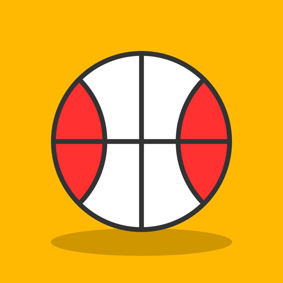 Basketball Vector Icon Design