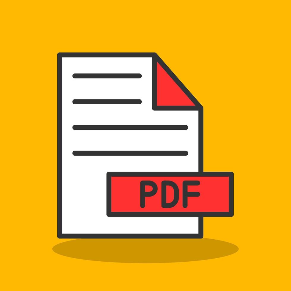 Pdf Vector Icon Design