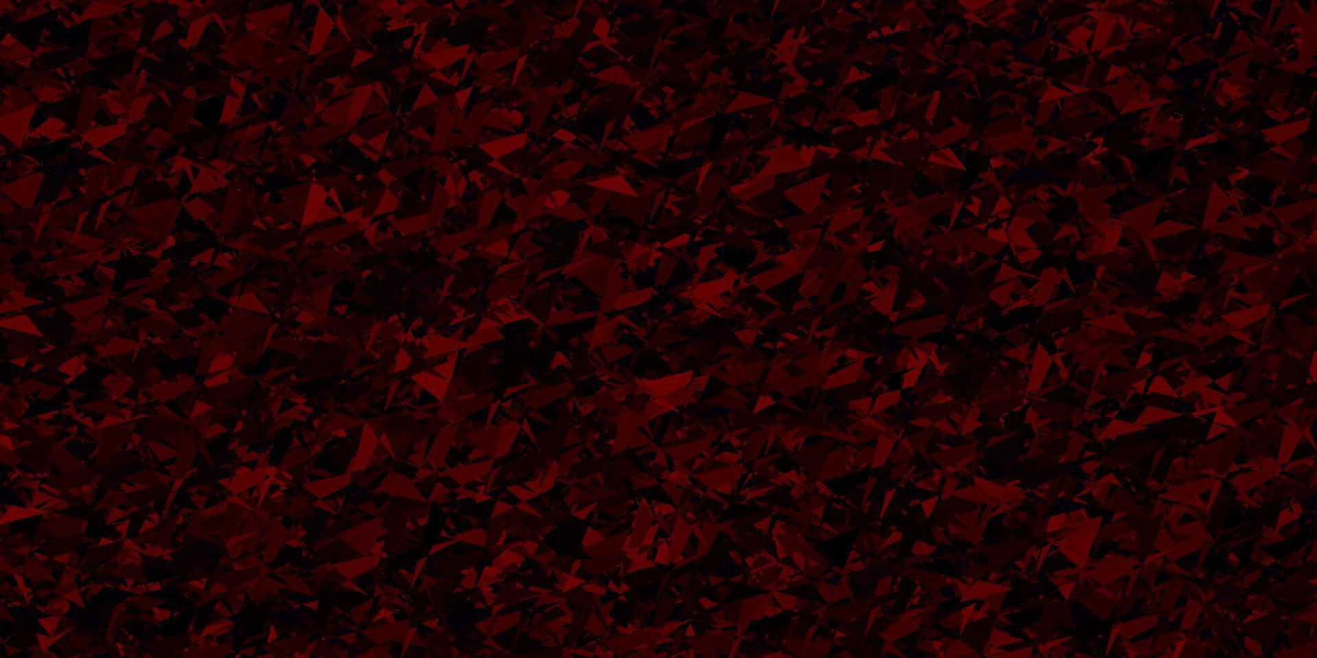 Light Red vector background with triangles.