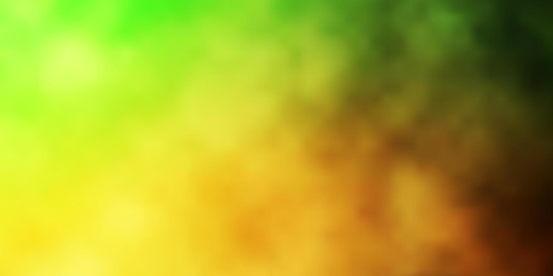 Dark Green, Yellow vector background with clouds. 21009508 Vector Art