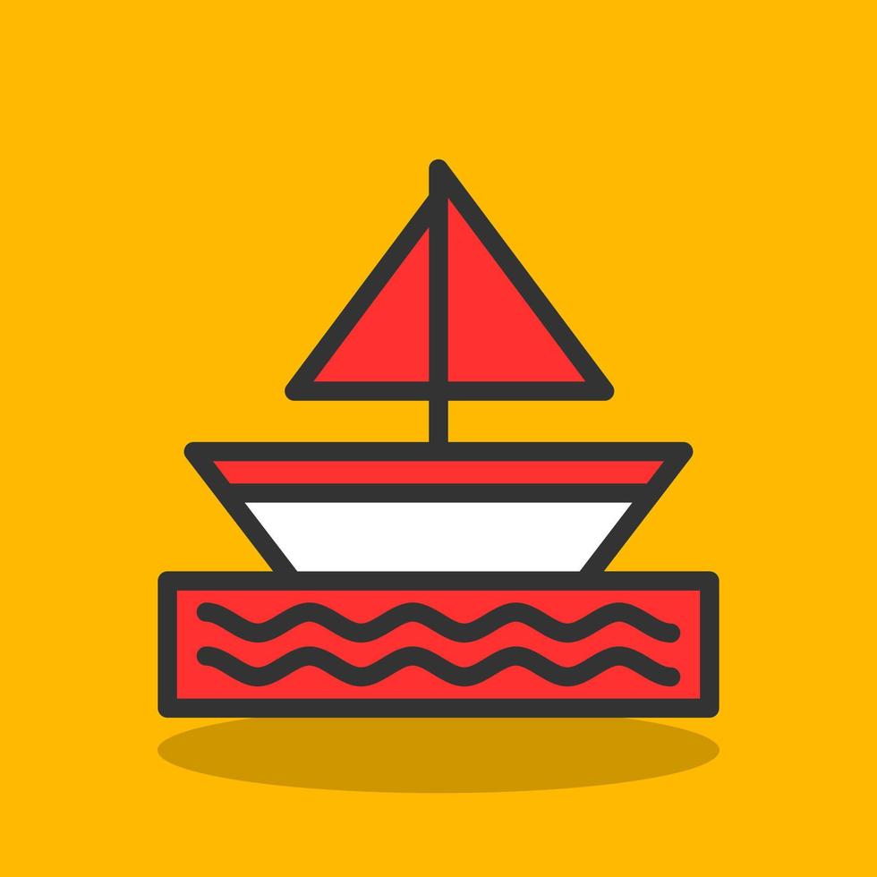 Boat Vector Icon Design