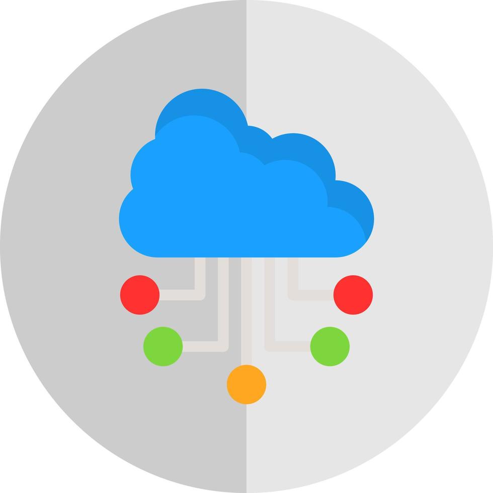 Cloud Computing Vector Icon Design