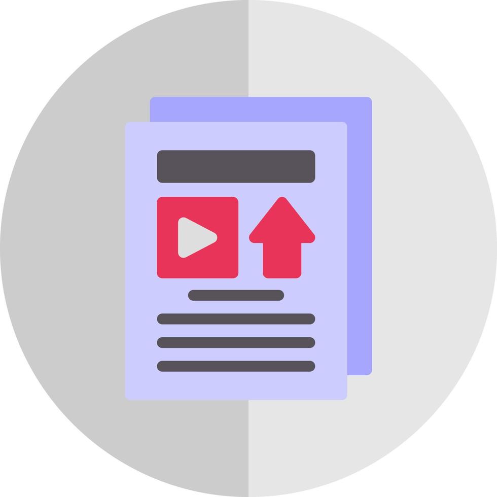 Content Vector Icon Design