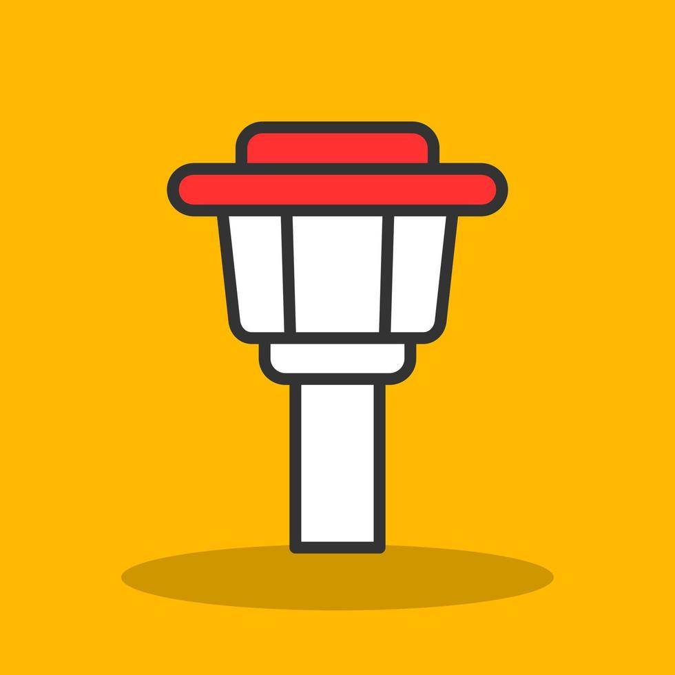 Control Tower Vector Icon Design