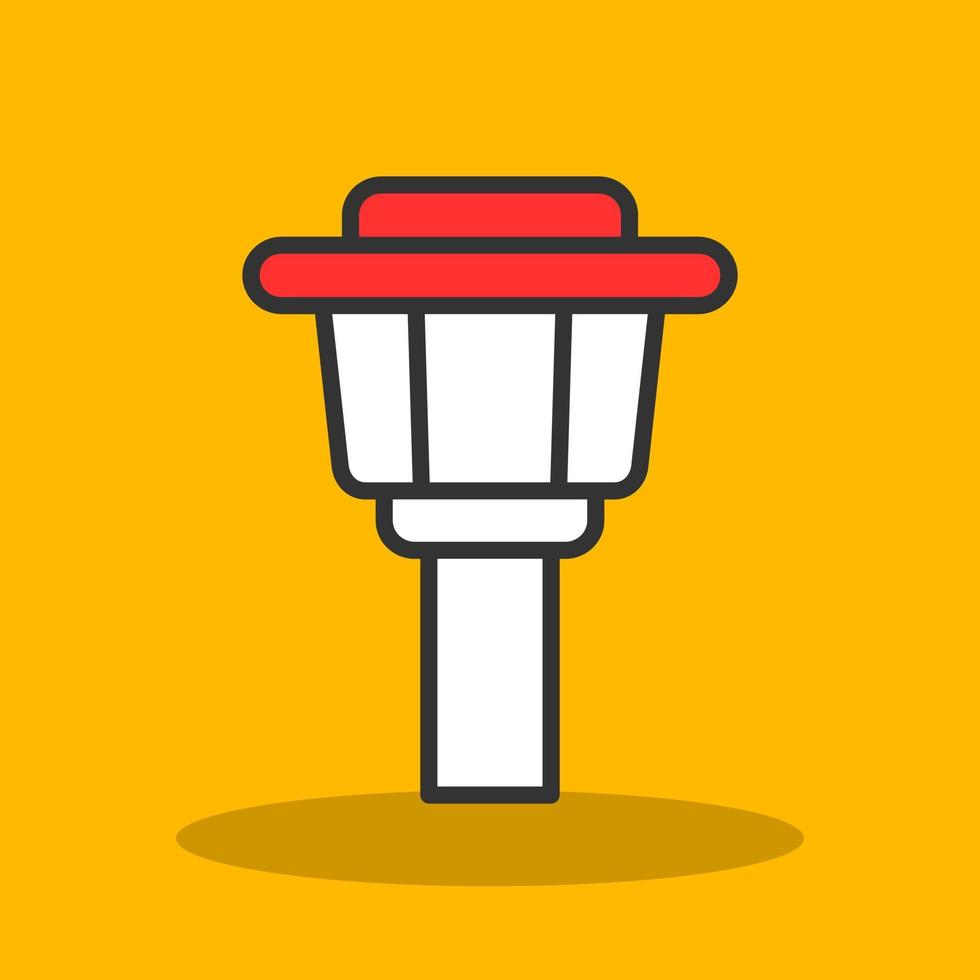 Control Tower Vector Icon Design