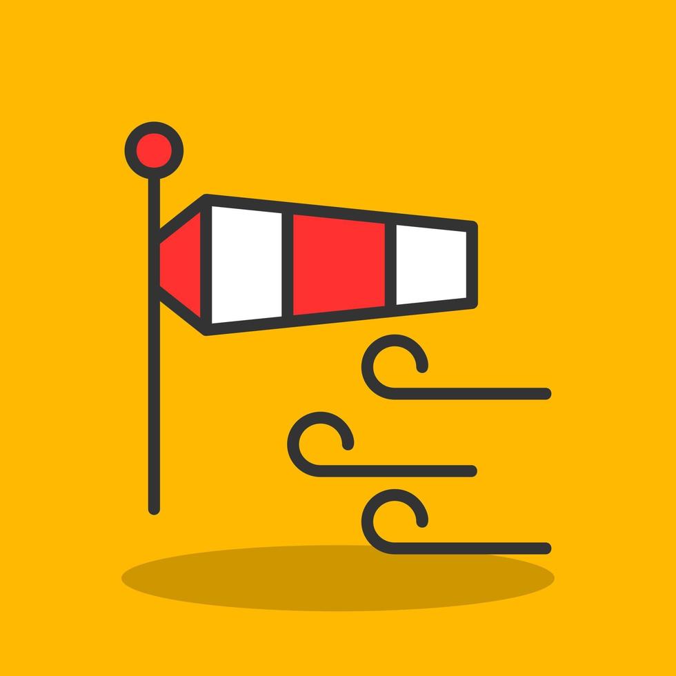 Wind Sign Vector Icon Design