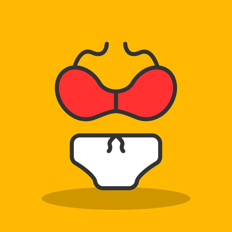 Swimsuit Vector Icon Design