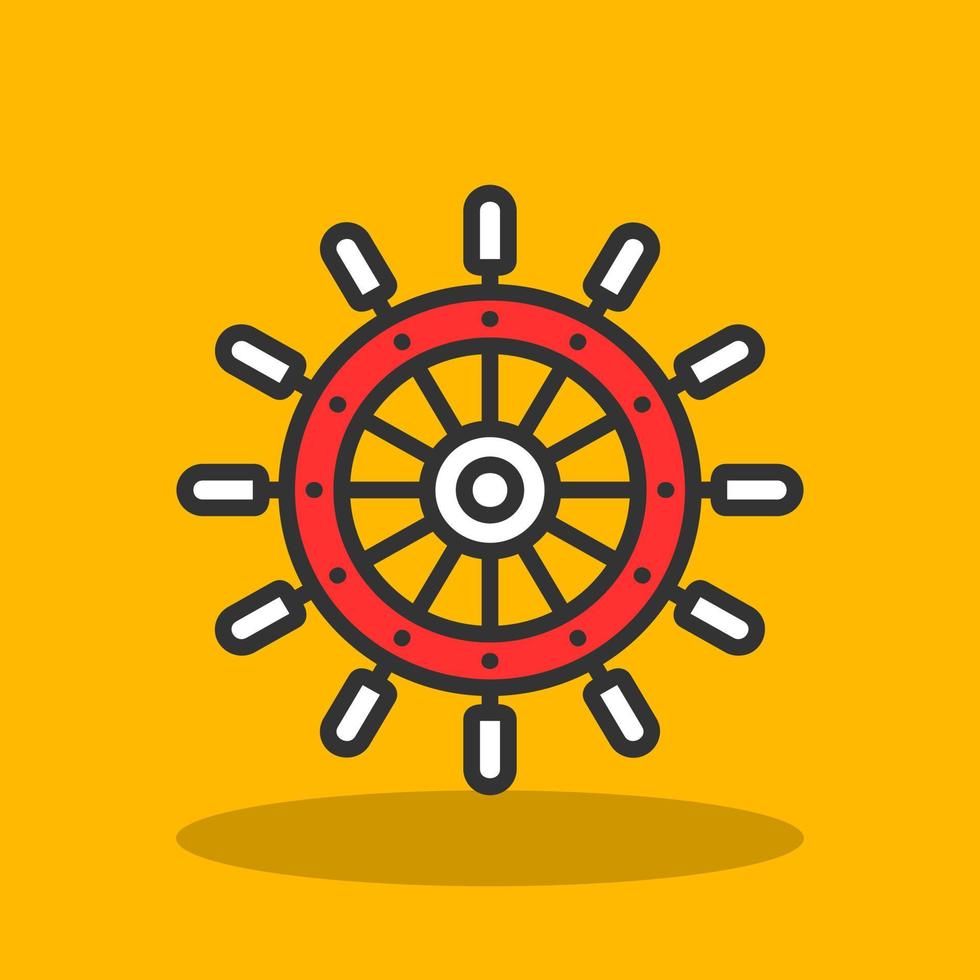 Rudder Vector Icon Design