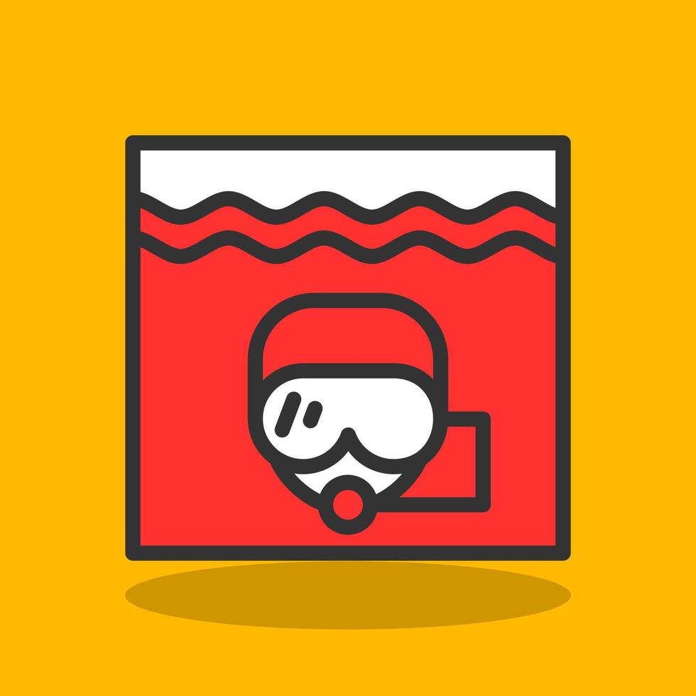 Diver Vector Icon Design