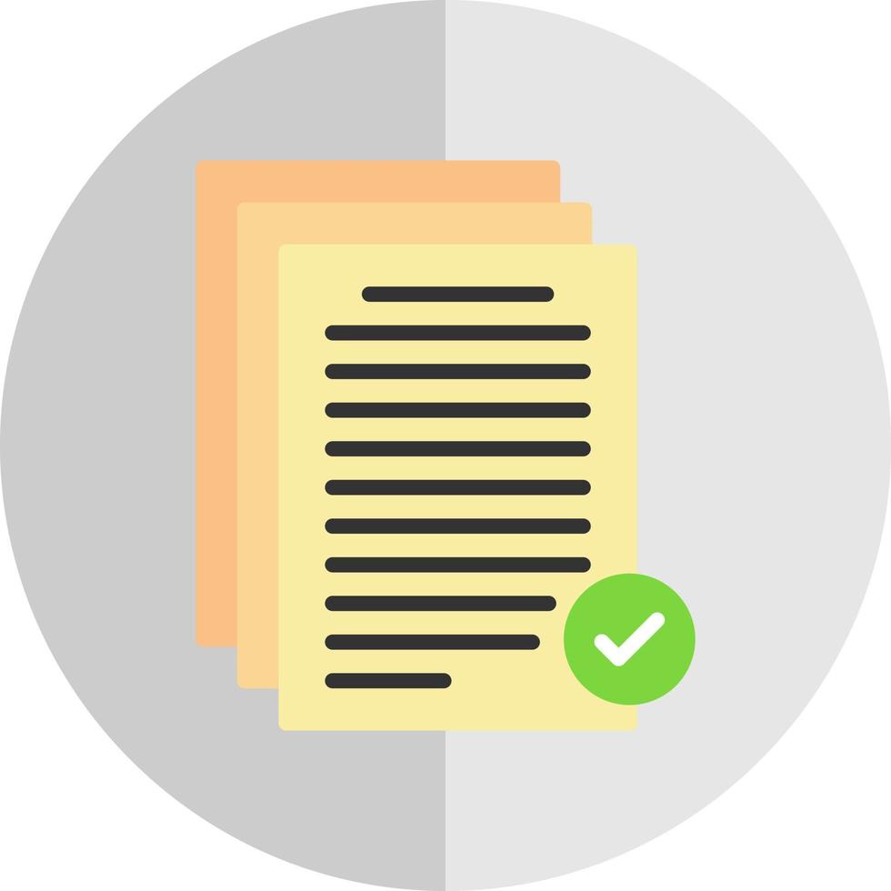 Documents Vector Icon Design