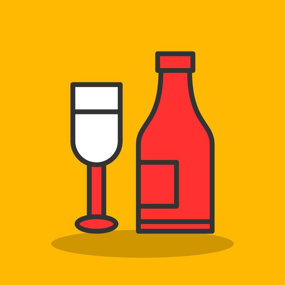 Champagne Vector Icon Design