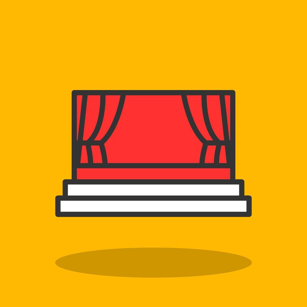 Stage Vector Icon Design