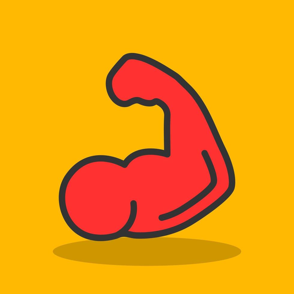 Muscle Vector Icon Design
