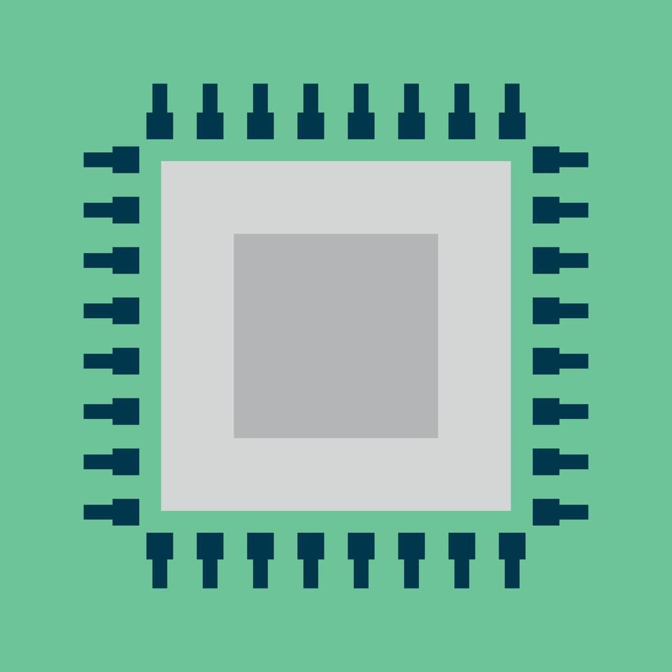 Processor. processor icon. Vector illustration.