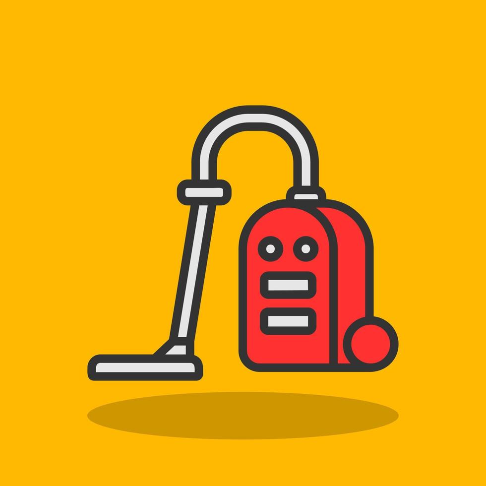 Vacuum Cleaner Vector Icon Design