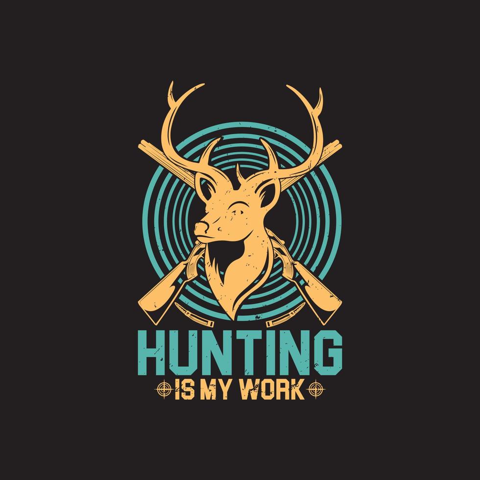 hunting deer vector t shirt design