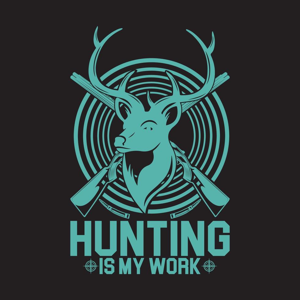 caza ciervo vector t camisa diseño
