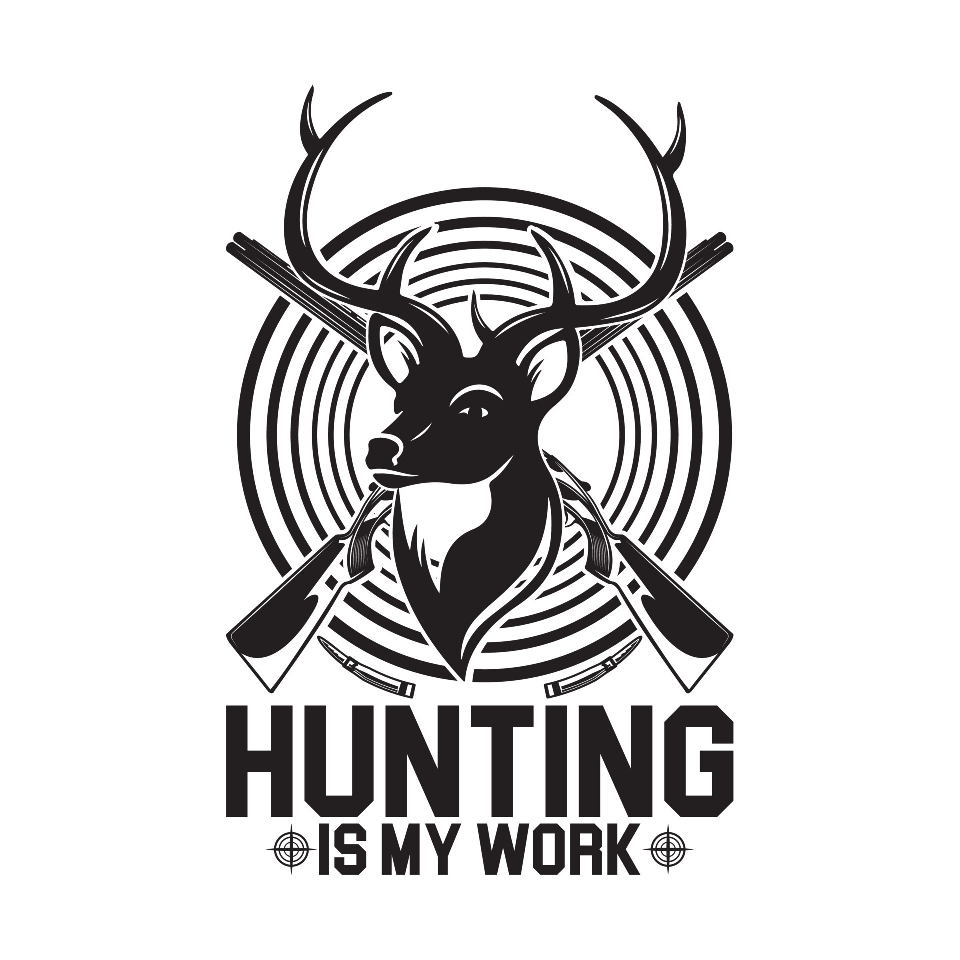 hunting deer vector t shirt design 21010167 Vector Art at Vecteezy