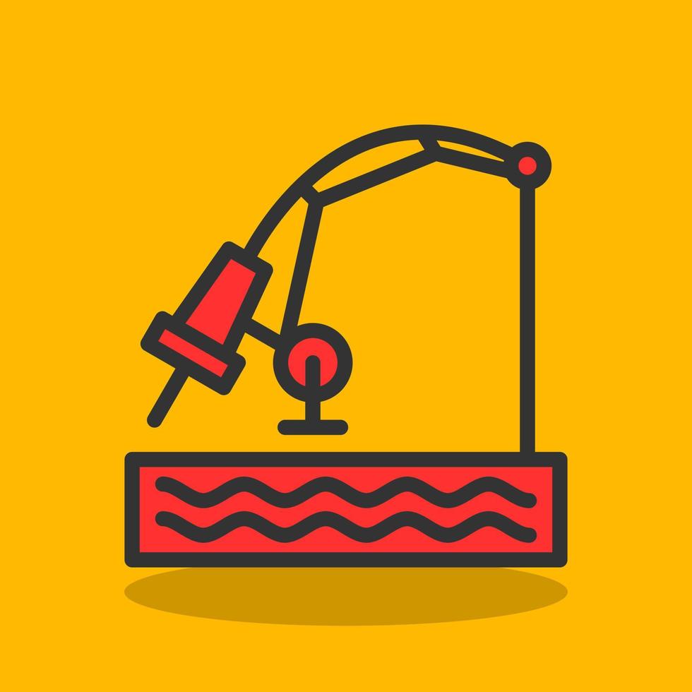 Fishing Vector Icon Design