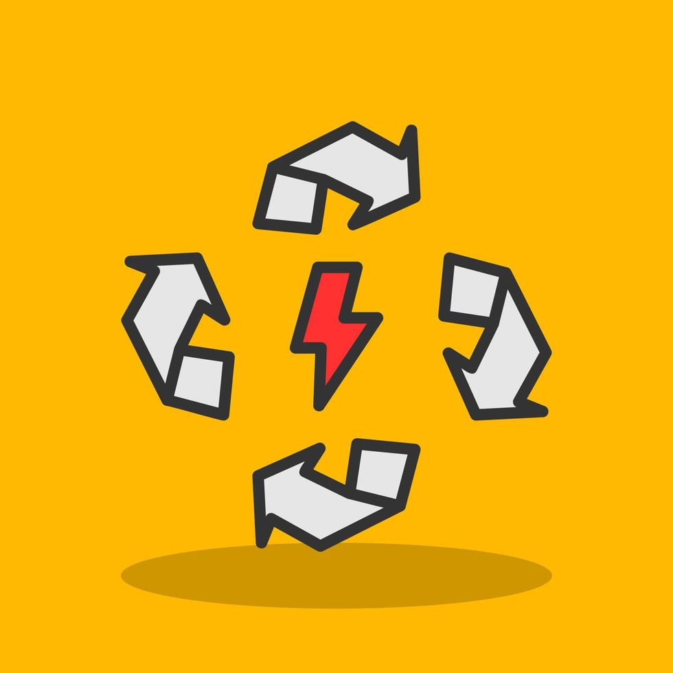 Energy Consumption Vector Icon Design
